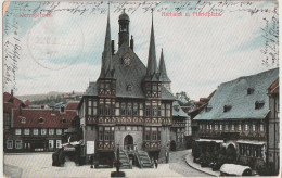 AK Wernigerode, Rathaus Und Marktplatz 1908 - Wernigerode