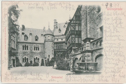 AK Wernigerode, Schlosshof 1899 - Wernigerode