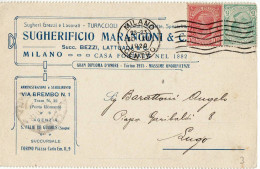 16236 01 MILANO SUGHERIFICIO MARANGONI SUGHERI TURACCIOLI X LUGO - Storia Postale