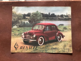 (8) DOCUMENT Commercial RENAULT  4 Cv - Cars