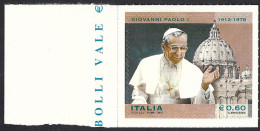 Italia 2012; Papa Giovanni Paolo I, Anniversario Nascita: Bordo Sinistro. - 2011-20: Mint/hinged