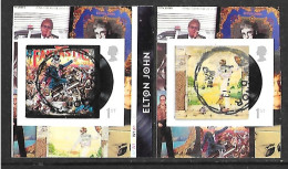 2019 Elton John Self-adhesive (SG4262-4263) Used Set HRD2-B - Booklets