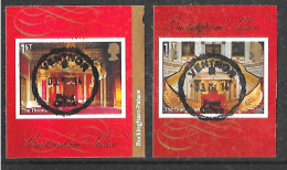 2014 Buckingingham Palace Self-adhesive 2 Values (SG3595-3596) Used Set HRD2-C - Booklets