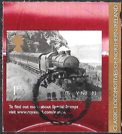 2013 Locomotives Of Northern Ireland Self-adhesive (SG3497) Used HRD2-C - Booklets