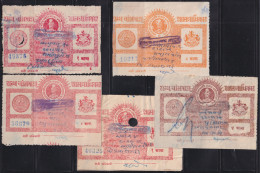 F-EX49347 INDIA FEUDATARY STATE REVENUE BANSWARA COURT FEE.  - Francobolli Di Servizio