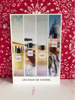 Chanel - Les Eaux - Grande Carte - Modernes (à Partir De 1961)