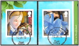 2015 SG3668 Alice In Wonderland Self-adhesive Used HRD2-B - Cuadernillos