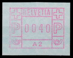 SCHWEIZ AUTOMATENMARKEN A1 Nr 1A2 Postfrisch X67940A - Timbres D'automates