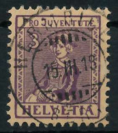 SCHWEIZ PRO JUVENTUTE Nr 133 Zentrisch Gestempelt X6A353E - Used Stamps