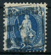 SCHWEIZ STEHENDE HELVETIA Nr 67Ca Gestempelt X6B6332 - Used Stamps