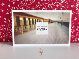 Chanel - Les Eaux - Grande Carte Paris-Deauville (2eme Génération) - Modernes (à Partir De 1961)