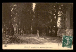 55 - CLERMONT-EN-ARGONNE - L'ALLEE DE STE-ANNE - EDITEUR LANGLOIS-PETIT - Clermont En Argonne