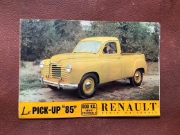 (14) DOCUMENT Commercial RENAULT  Le Pick-Up « 85 » - Automobilismo