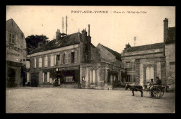 89 - PONT-SUR-YONNE - PLACE DE L'HOTEL DE VILLE - LA POSTE - Pont Sur Yonne