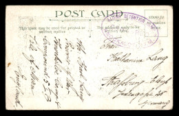 ILE DE MAN - KNOCKALOE LAGER - CACHET CENSURED - ALIENS DETENTION CAMP - GLUCK UND FRIEDEN FUR 1916 - GERMAN POSTCARD - Man (Eiland)