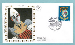 FDC Monaco 1992 - Festival International Du Cirque  - YT 1810 - FDC