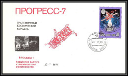 3467b Espace (space) Lettre Cover Russie (Russia Urss USSR) Soyuz (soyouz Sojus) Reentered Progress 7 28/6/1978 - Rusia & URSS