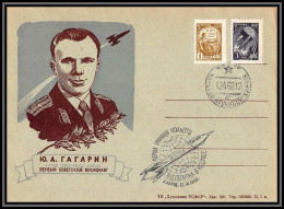 3419 Espace (space Raumfahrt) Lettre Cover Russie (Russia Urss USSR) Gagarine (Gagarin) 12/4/1962 Kharkov Lollini 1625 - UdSSR