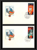3395 Espace Space Raumfahrt Lettre Cover Briefe Cosmos Russie (Russia Urss USSR) Intercosmos 13/3/1980 Fdc + Mnh ** - Russie & URSS