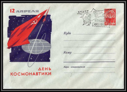 3279 Espace (space) Entier Postal Stationery Russie (Russia Urss USSR) 12/4/1963 Moscou Cosmonauts Day Gagarin - UdSSR