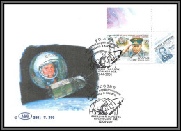 3267c Espace (space Raumfahrt) Lettre (cover Briefe) Russie Russia 12/4/2001 Cosmonauts Day Gagarine Gagarin - Russia & USSR