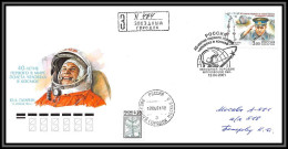 3227g Espace Space Raumfahrt Lettre Cover Russie Russia 12/04/2001 Cosmonauts Day Gagarine Gagarin Recommandé Registered - Rusland En USSR
