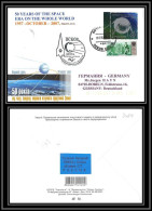 3089 Espace (space) Lettre (cover Briefe) Russie (Russia) 8/5/2208 Numéroté Tirage 50 Years Of Space Spoutnik Sputnik - Rusland En USSR