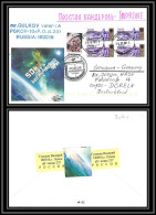 3090 Espace (space) Lettre (cover Briefe) Russie (Russia) 28/7/2208 Numéroté Numéroté 50 Years Of Space Gagarine Gagarin - Russia & USSR