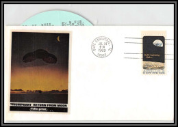 3047 Espace (space Raumfahrt) Lettre (cover Briefe) USA- Apollo 11 Triumphant Return From Moon Folio Print 20/10/1969  - United States