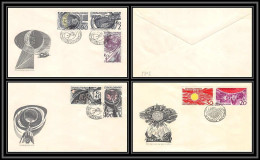 3087 Espace (space Raumfahrt) Lettre (cover) Tchécoslovaquie (Czechoslovakia) 3 Fdc 1964/1965 Cosmos Matin Calme .. - Europa