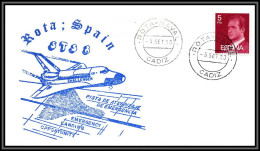 2953 Espace (space Raumfahrt) Lettre (cover Briefe) Espagne (spain) Landing Sts-8 Shuttle (navette) Challenger 5/9/1983 - Europe