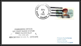 2920 Espace (space) Lettre (cover) USA Start New Smyrna Beach Sts-6 Shuttle (navette) Challenger 9/4/1983 - Verenigde Staten