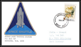2914 Espace (space Raumfahrt) Lettre Cover Dongara Australie (australia) Do Sts-5 Columbia Shuttle (navette) 12/11/1982 - Oceania