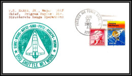 2895 Espace (space) Lettre (cover Briefe) USA Sts-4 Start Dod Network Columbia Shuttle (navette) 27/6/1982 - Stati Uniti