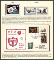 2815X Espace (space Raumfahrt) Lot 1 Page Lettre (cover Briefe) Usa Tonga Gambia Apollo 15 Kawashiwi 7/8/1971 - Estados Unidos