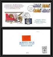 2802 Espace (space Raumfahrt) Lettre (cover Briefe) Russie (Russia) Tirage Numéroté 50 Ex Earth Mir Iss 21/9/2007 - Russia & USSR