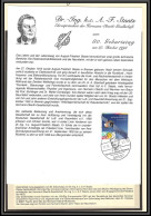 2746X Espace (space Raumfahrt) Document Allemagne (germany Bund) August Friedrich Staats 17/10/1993 - Europe