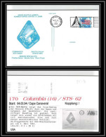 2513 Espace (space Raumfahrt) Lettre (cover Briefe) USA Columbia Shuttle (navette) Start Sts 62 4/3/1994 - Estados Unidos