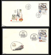 2480 Espace (space Raumfahrt) Lettre (cover) Tchécoslovaquie (Czechoslovakia) Bloc 46 Fdc Intercosmos 1979 - Europe