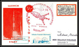 2409 Espace (space Raumfahrt) Lettre (cover) Allemagne (germany Bund) Apollo 15 BERLIN Start Launch Tirage Numeroté - Europa