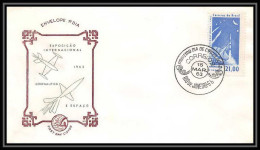4107/ Espace Space Raumfahrt Lettre Cover Briefe Cosmos 15/3/1963 Mi# 1031Brésil (brazil) - Zuid-Amerika