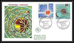 4075/ Espace Space Raumfahrt Lettre Cover Briefe Cosmos 19/9/1963 Fdc Communication Spatiales Gabon - Afrique