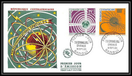 4078/ Espace Space Raumfahrt Lettre Cover Briefe Cosmos 19/9/1963 Fdc Communication Spatiales République Centrafricaine - Afrique