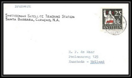 4048/ Espace Space Raumfahrt Lettre Cover Briefe Cosmos 1963 Smithsonian Satellite Tracking Station Nederlandse Antillen - South America