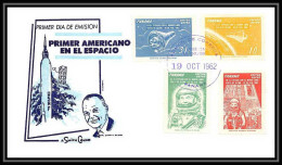 3817/ Espace Space Raumfahrt Lettre Cover Briefe Cosmos 19/9/1962 Space Rockets Astronauts Glenn Panama FDC  - Amérique Du Sud