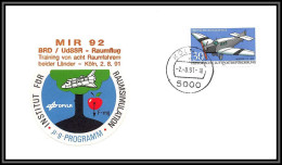 3637 Espace Space Raumfahrt Lettre Cover Briefe Cosmos Allemagne (germany Bund) Dara Mir 92 Koln 2/8/1991 - Europa