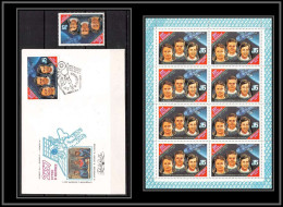 3524X Espace (space) Lettre Cover Russia Urss USSR N° 5229 BLOC Soyouz Sozuz 25/6/1985 Aragatz Vol Habité Longue Durée - UdSSR