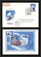 3516 Espace (space Raumfahrt) Carte Maximum Russie Russia Urss USSR Vol Spaciaux 12/4/1987 Fdc + Mnh ** Spoutnik Vostok - UdSSR