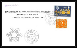 4611/ Espace (space) Lettre (cover) 23/3/1965 Smithsonian Satellite Tracking Station Curacao Nederlandse Antillen - Zuid-Amerika