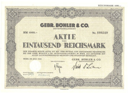 Germany Gebr. Böhler & C° A.G , Action, Wien, 1942 - G - I